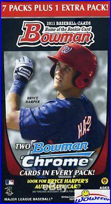 2011 Bowman Baseball HUGE Factory Sealed Blaster Box with 80 Cards! Rare