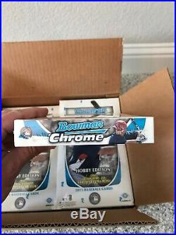2011 Bowman Chrome Baseball Sealed Hobby Box Poss. Trout, Harper, Bregman & More