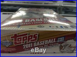 2011 TOPPS UPDATE Baseball Factory SEALED HOBBY BOX 36 packs TROUT RC