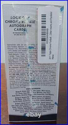 2011 Topps Chrome Football Factory Sealed Blaster Box Cam Newton, Rodgers, Brady