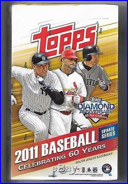 2011 Topps Factory Sealed Update Baseball Hobby Box Mint Trout Rc Cardshark