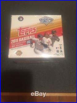 2011 Topps Update Series Baseball Sealed JUMBO HTA box! Mike Trout RC Diamond