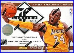 2012/13 Panini Limited Basketball Sealed Hobby Box Anthony Davis Rookie Card