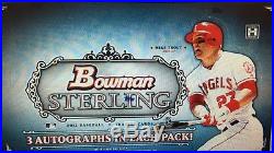 2012 Bowman Sterling baseball Hobby box Mike Trout Sealed rare 1/1 18 auto card