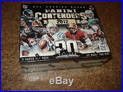 2012 Panini Contenders Football Hobby Factory Sealed Box