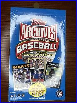 2012 TOPPS ARCHIVES BASEBALL Sealed Hobby Box BRYCE HARPER RC GRIFFEY MAYS CLARK