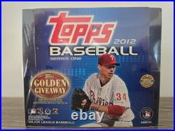 2012 Topps Baseball Series 1 Factory Sealed Jumbo Hobby Box