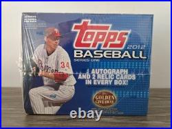 2012 Topps Baseball Series 1 Factory Sealed Jumbo Hobby Box