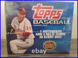 2012 Topps Baseball Series 1 Factory Sealed Jumbo Hobby Box