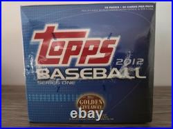 2012 Topps Baseball Series 1 Factory Sealed Jumbo Hobby Box