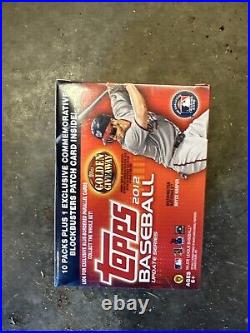 2012 Topps Baseball Update Series Factory Sealed Blaster Box