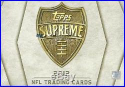 2012 Topps Supreme Factory Sealed Football Hobby Box Luck & Griffin RC's