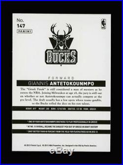 2013-14 PANINI NBA International Edition RARE Giannis Antetokounmpo RC Seal Box