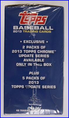 2013 Topps Baseball Factory Sealed MegaBox with 2 Chrome Update Series