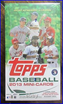 2013 Topps Baseball Mini-Cards Factory Sealed Box