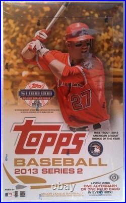 2013 Topps Series 2 Baseball Hobby Box 36 Packs Factory Sealed