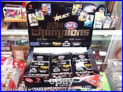 2014 AFL CHAMPIONS TRADING CARDS BOX 36 PACKETS FACTORY SEALED SELECT NEW