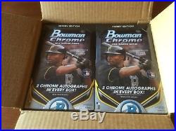 2014 Bowman Chrome Baseball Factory Sealed Hobby Box (2 Chrome Auto's/Box)