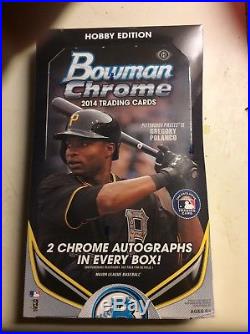 2014 Bowman Chrome Baseball Hobby Box Sealed