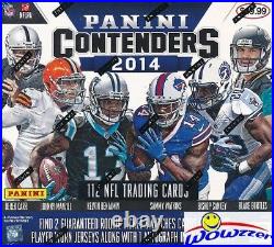 2014 Panini Contenders Football HUGE Sealed SUPER Box-(3) AUTOGRAPH/MEM+112 Card