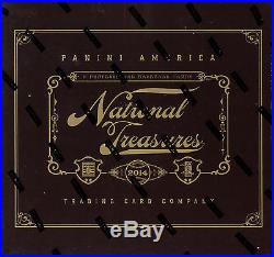 2014 Panini National Treasures Baseball Factory Sealed Hobby 4 Box Case