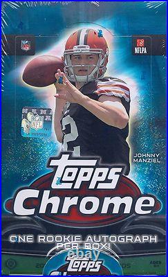 2014 Topps Chrome Football Factory Sealed Hobby Box