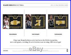 2015/16 Panini Black Gold Basketball Factory Sealed Hobby Box, 2 packs/4 cards