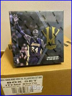 2015-16 Panini Kobe Bryant Hero Villain Basketball Card Box Set NEW SEALED BOX