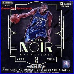 2015/16 Panini Noir Basketball Factory Sealed Hobby Box