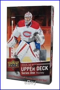 2015-16 Upper Deck Series 1 Hockey Hobby Sealed Box