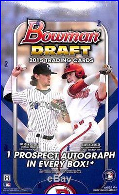 2015 Bowman Draft Picks & Prospects Baseball 12 Hobby Box Sealed CASE