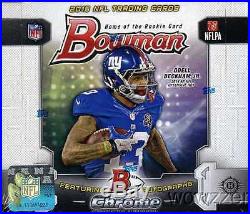 2015 Bowman Football Factory Sealed 10 Box HOBBY CASE-FIFTY(50) AUTOGRAPH/RELIC