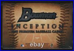 2015 Bowman Inception Baseball Factory Sealed Hobby Box 5 Autographs Per Box