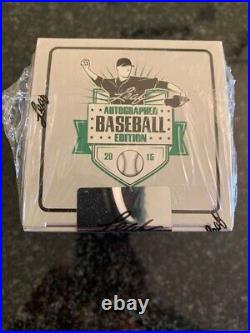 2015 LEAF Baseball Box AUTOGRAPHED EDITION. SEALED BOX