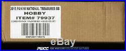 2015 National Treasures Sealed Hobby Case 4ct Box, Kris Bryant Buxton RC (PWCC)