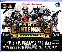 2015 Panini Contenders Football Factory Sealed Hobby Box