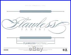 2015 Panini Flawless Football Factory Sealed Hobby Box Case (2 Boxes) HOT
