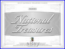 2015 Panini National Treasures Baseball Factory Sealed Hobby Box