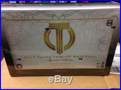 2015 TOPPS TRIBUTE SPECIAL EDITION 12 PACK BOX CASE SEALED + 6 CARD BONUS PK
