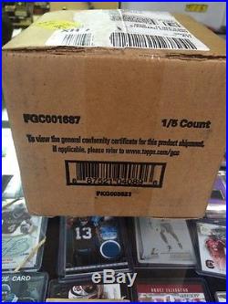 2015 Topps Dynasty Factory Sealed 5 Box Case