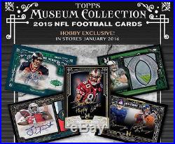 2015 Topps Museum Collection Hobby Football Unopened Factory Sealed Box