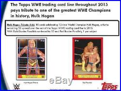 2015 Topps WWE HERITAGE 30th Wrestling Trading Cards Sealed CASE Value Box