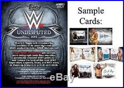 2015 Topps WWE UNDISPUTED Trading Cards Sealed Hby Box $UPER HIGH$ RARE 10 AUTOS