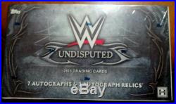 2015 Topps WWE Undisputed Factory Sealed Hobby Box 10 Autograph Cards Inside