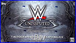 2015 Topps WWE Undisputed SEALED HOBBY BOX (10 Autos per box!)
