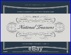 2016/17 Panini National Treasures Basketball Factory Sealed Hobby Box