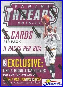 2016/17 Panini Threads Basketball EXCLUSIVE Factory Sealed Blaster Box