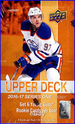 2016/17 Upper Deck Series 1 Hockey Hobby Box Factory Sealed Auston Matthews