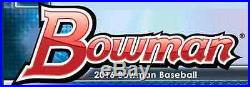 2016 BOWMAN BASEBALL HOBBY SEALED 12 BOX CASE PRE-ORDER