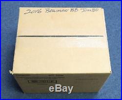 2016 Bowman Baseball JUMBO Unopened Box Case with 8 Boxes Sealed Auction #2